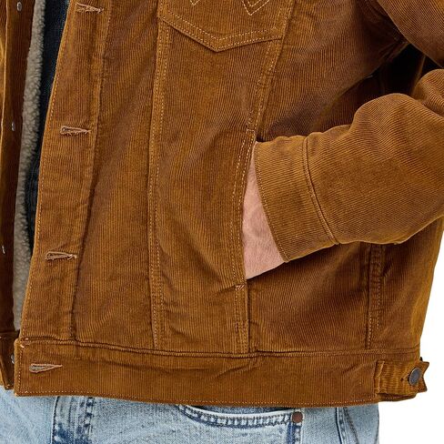Wrangler Men's Monks Robe Sherpa Corduroy Jacket in Saudi Arabia