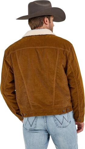 Wrangler Men's Monks Robe Sherpa Corduroy Jacket in Saudi Arabia
