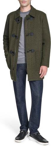 Cole Haan Men's Wool Fully Lined Stretch Duffle Coat in Saudi Arabia