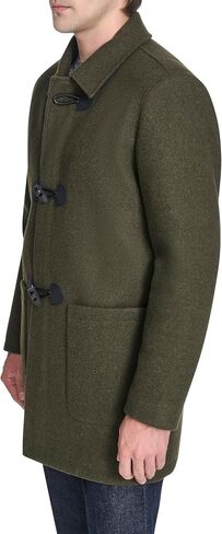 Cole Haan Men's Wool Fully Lined Stretch Duffle Coat in Saudi Arabia