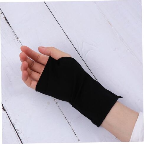 LIFKOME 4pair Sun Gloves for Women -ultraviolet Fingerless Mittens Short Style Black White Gray Skin Tone for Outdoor Sports and Activities in Saudi Arabia