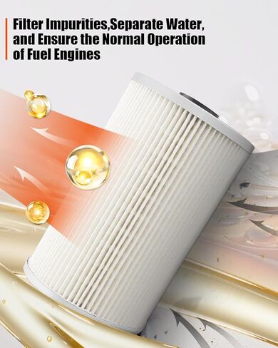 2PCS L9765FXL FS19765 FUEL FILTER FIT FOR CUMMINS ISX ISL9 ISX15 ISX12 X12 X15 ISX11.9 محرك ديزل ، استبدل L9763FXL PF9814 FS19764 21737499 33763 P550851 PF7930 FS19763 PF7928 in Saudi Arabia
