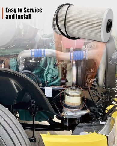 2PCS L9765FXL FS19765 FUEL FILTER FIT FOR CUMMINS ISX ISL9 ISX15 ISX12 X12 X15 ISX11.9 محرك ديزل ، استبدل L9763FXL PF9814 FS19764 21737499 33763 P550851 PF7930 FS19763 PF7928 in Saudi Arabia