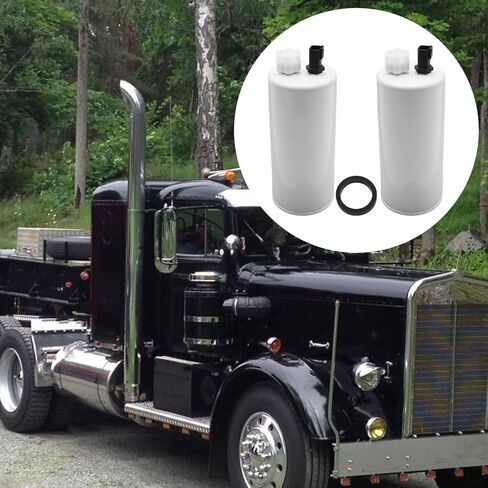 2 Pack FS1065 Water Separator Fuel Filter Replacement for Freightliner Kenworth Peterbilt Trucks Replaces 4934879 33965 FS1065 in Saudi Arabia