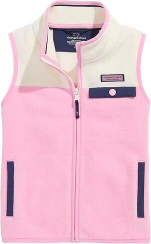 vineyard vines Girls Harbor Fleece Vest in Saudi Arabia