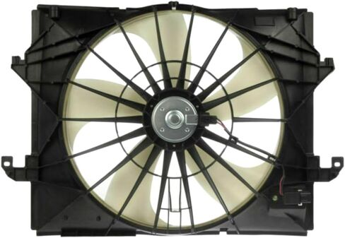 لـ RAM 1500 2011-2012 Crew Cab Extended Auxiliary Fan Assembly V6 بالأبيض والأسود 53575SY in Saudi Arabia