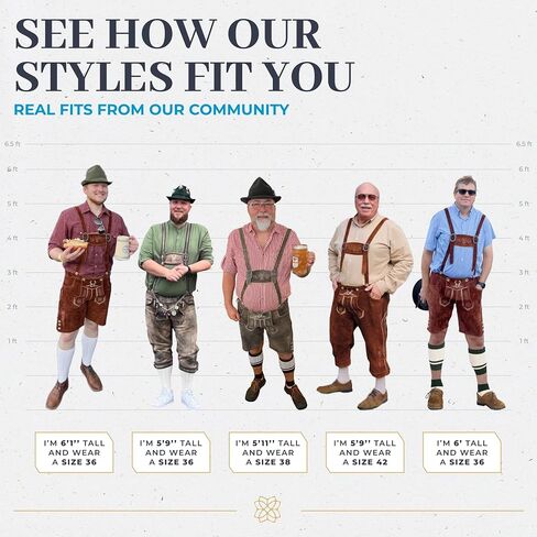 BAVARIA TRACHTEN Lederhosen Men Oktoberfest Costume - Genuine Leather, German Mens Lederhosen - Chocolate in Saudi Arabia
