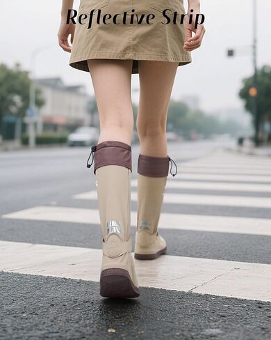 Waterproof Rain Shoe Covers Anti-Slip and Wear-Resistant Portable Stylish Rain Boots for Adult Durable Rain Gear in Saudi Arabia