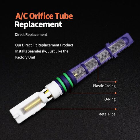 Hisport A/C Orufce Tube - متوافق مع Dodge Jeep Eagle يحل محل EX4101C EC01614G9 55036182 4883551A in Kuwait