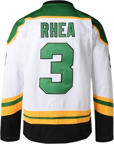 رجال روس The Boss #3 Rhea Hockey Jersey St John's Shamrocks Ice Hockey Dorts مع تصحيح EMHL in Kuwait