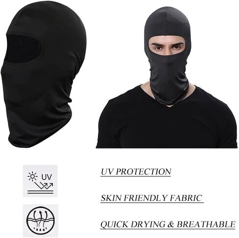 BalaClava Ski Mask Bulk 10pcs دراجة نارية UV واقي من الوشاح الوجه الكامل غلاف التبريد عنق البرودة للرجال نساء in Kuwait