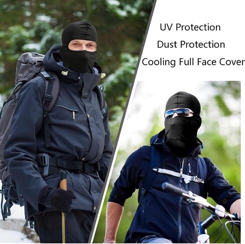 BalaClava Ski Mask Bulk 10pcs دراجة نارية UV واقي من الوشاح الوجه الكامل غلاف التبريد عنق البرودة للرجال نساء in Kuwait