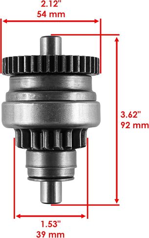 Caltric Starter Drive متوافق مع Yamaha Grizzly 600 YFM600 YFM-600 1998-2001 ATV Bendix Gear in Kuwait