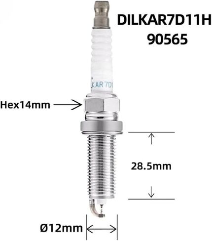 متوافق مع NGK Iridium Platinum Spark Plug Delkar7d11h 90565 متوافق مع Renault متوافق مع Correau متوافق مع نيسان الغريبة OE 22401-1VA1C (6pcs) in Saudi Arabia