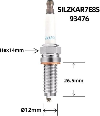 متوافق مع NGK Iridium Platinum Spark Plug Silzkar7e8s 93476 متوافق مع XJL XF 3.0T مع Discovery 4 متوافق مع Rover OE JDE38685 (6pcs) in Saudi Arabia