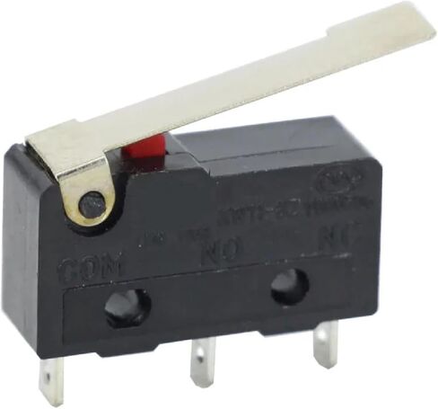 مفتاح الحد الأقصى الدقيق مع ذراع الأسطوانة ، 5A 125V/250V ، SPDT NO NC ، PCB المحطات ، 5 عبوات (2p مع المقبض) in Kuwait