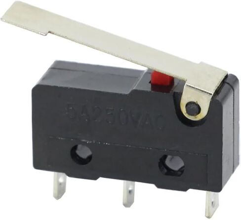 مفتاح الحد الأقصى الدقيق مع ذراع الأسطوانة ، 5A 125V/250V ، SPDT NO NC ، PCB المحطات ، 5 عبوات (2p مع المقبض) in Kuwait