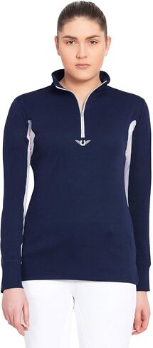 Tuffrider Ladies Technal Technical Long Sleeve Sport Shirt مع جوارب مخططة مجانية متنوعة in Kuwait