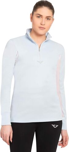 Tuffrider Ladies Technal Technical Long Sleeve Sport Shirt مع جوارب مخططة مجانية متنوعة in Kuwait