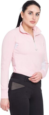 TuffRider Ladies Ventilated Technical Long Sleeve Sport Shirt with Free Assorted Striped Socks in Saudi Arabia