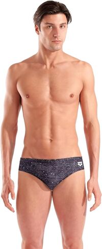 Arena Men's Performance Ribbed Swim Brief Sports Swimwear Training Bathing Suit in Saudi Arabia