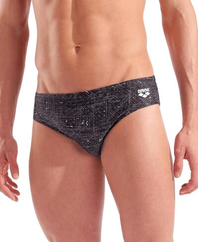Arena Men's Performance Ribbed Swim Brief Sports Swimwear Training Bathing Suit in Saudi Arabia