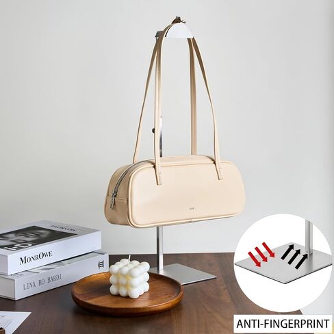 Handbag Display Stand - Set of 3 Purse Display Stand Stainless Steel Jewelry Organizer Stand Table Hanging Hook Stands Adjustable Height for Home Store Boutique Counter in Kuwait