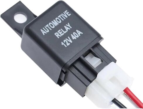Car Relay Harness 12V 40A 4 Pin SPST Harness Sockets with Color-Labeled Wires for Automotive Truck Motorcycle Boat in Saudi Arabia