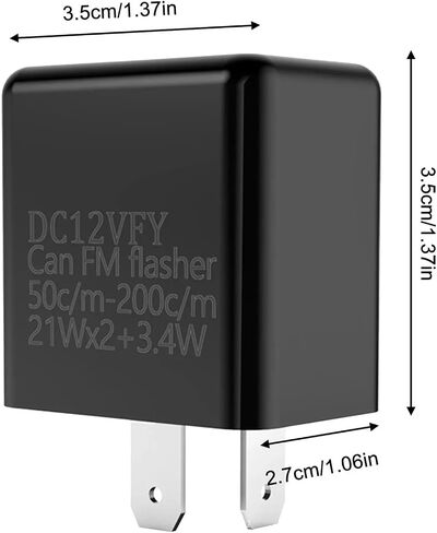 2Pin Motorcycle LED Flasher Relay Adjustable Frequency of Turn Signal Blinker Indicator Flasher Relays for Motorbike Accessories in Saudi Arabia