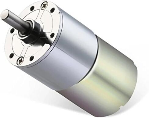 DC Gear Motor, 37mm, 12V/24V, 5-590 RPM, High Torque Electric Speed Reduction with Centric Output Shaft (10rpm 24V) in Saudi Arabia