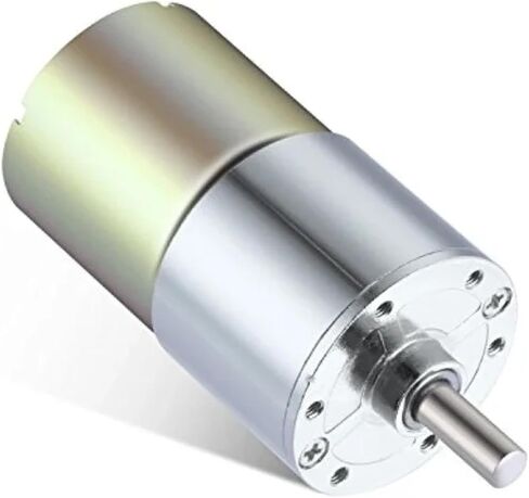 DC Gear Motor, 37mm, 12V/24V, 5-590 RPM, High Torque Electric Speed Reduction with Centric Output Shaft (10rpm 24V) in Saudi Arabia