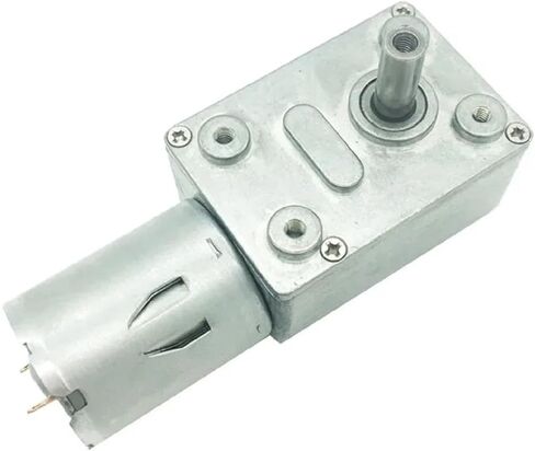 Bringsmart JGY-370 DC Worm Gear Motor ، Metal ، 6V 12V 24V ، 3RPM SPEEN in Kuwait