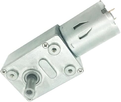 Bringsmart JGY-370 DC Worm Gear Motor ، Metal ، 6V 12V 24V ، 3RPM SPEEN in Kuwait