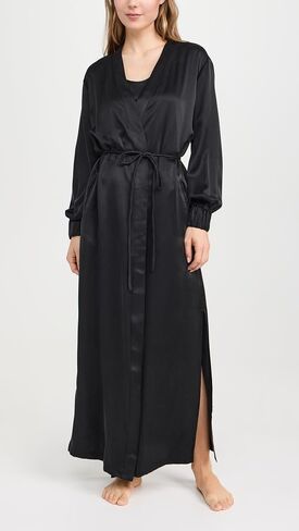 Lunya Women's Washable Silk Long Robe in Saudi Arabia