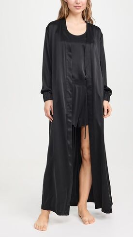 Lunya Women's Washable Silk Long Robe in Saudi Arabia
