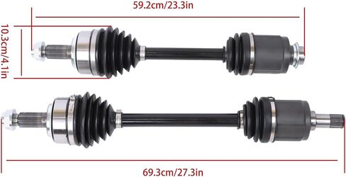 GXYWADY 2Pcs Front Driver or Passenger Side CV Axles Replacement for Accord 2.4L 2008 2009 2010 2011 2012 2013 2014 66-4250 in Saudi Arabia