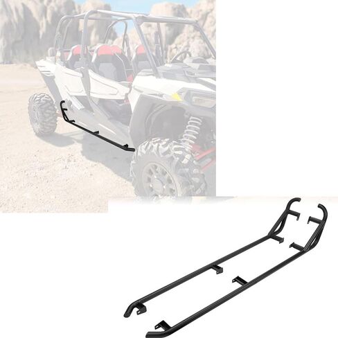 Rock Sliders Compatible with Polaris RZR XP4 1000/4 Turbo (2014-2023) - Heavy Duty Side Steps and Tree Kickers for Enhanced Protection (red) in Saudi Arabia