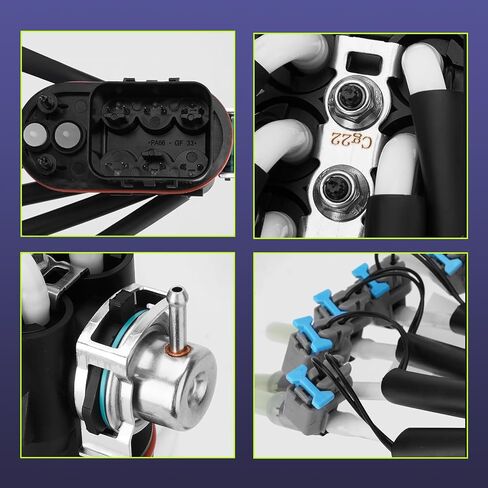 FJ503 Spider Fuel Injectors 6 Cylinder Compatible with Chevy GMC Isuzu Astro Blazer Express 1500 Silverado Jimmy Safari Savana Sierra Sonoma V6 4.3 FJ10565 19210688 12568332 in Saudi Arabia