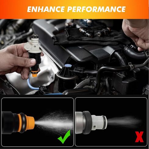 1990-1994 Fuel Injectors 6PS Compatible for Ford F150 F250 F350 E-150 E-250 1990-1992, Taurus 1990-1991, for Lincoln Continental 1990-1994 V6 L6 3.8L 4.9L, Replace 0280150941 in Saudi Arabia