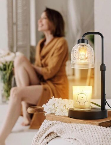 Candle Warmer Lamp with Timer Dimmable, Adjustable Lamp Candle Warmer, Birthday Gifts for Women Mom, Wax Warmer Lamp for Scented Jar, House Warming Gifts New Home Decor in Saudi Arabia