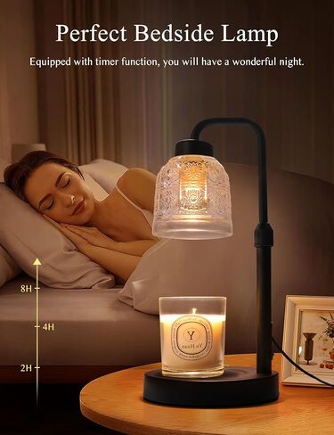 Candle Warmer Lamp with Timer Dimmable, Adjustable Lamp Candle Warmer, Birthday Gifts for Women Mom, Wax Warmer Lamp for Scented Jar, House Warming Gifts New Home Decor in Saudi Arabia