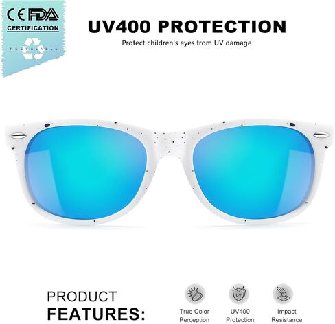 Kids Polarized Sunglasses UV400 Protection Toddler Sun Glasses for Boys Girls Shades in Saudi Arabia