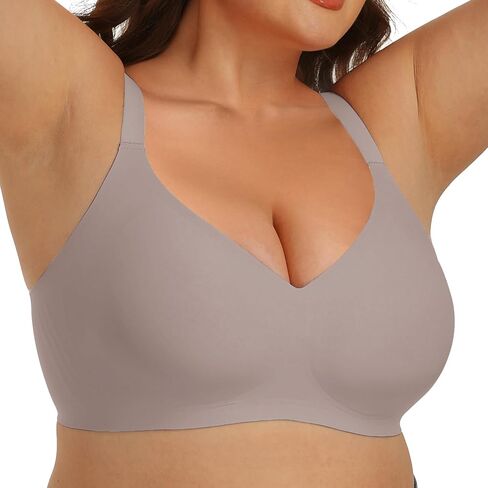 Kimmery Seamless Bras for Women No Underwire Wireless T Shirt Bra Comfortable Buttery Soft Push Up Bralette Daily Wear in Kuwait