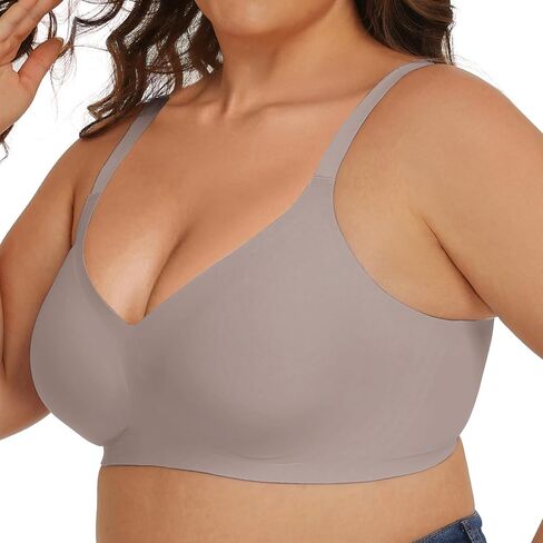 Kimmery Seamless Bras for Women No Underwire Wireless T Shirt Bra Comfortable Buttery Soft Push Up Bralette Daily Wear in Kuwait