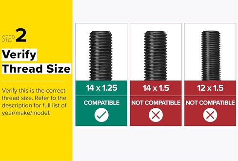 10pcs Extended Lug Bolts 14x1.25 (40mm Shank Length - Not OEM Length, Cone Seat) Compatible with BMW 228i 320i 328i 335i 428i 435i 528i 535i 535d 550i F10 F30 640i M3 M4 M5 M6 X3 X5 - Black in Saudi Arabia