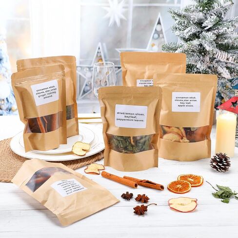 6 Pack Fall Stovetop Potpourri Autumn Simmer Pot Kit Christmas Dried Orange Slices Cinnamon Stick Air Freshener Sachet Ingredients Bowl Filler Decor for Holiday Fragrance Housewarming Gift in Saudi Arabia