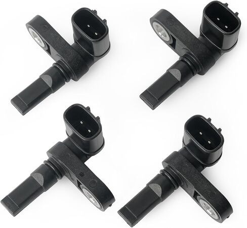 4pcs ABS Wheel Speed ​​Sensor متوافق مع Toyota Tacoma 05-14 ، 4Runner 03-15 ، FJ Cruiser 07-14 ، Land Cruiser 08-15 ، Lexus GX460 10-15 ، GX470 03-09 ، LX570 08-15 ، LX600 استبدال 89542-04020 in Kuwait