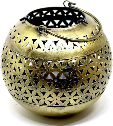 أوعية النحاس النحاسية الحرفية Radhe Krushn مع تصميم شمعة Throwse Throwse in Saudi Arabia