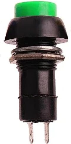 PBS-11 مفتاح زر الضغط ، البلاستيك الأسود ، لحظة 12 مم ، 2 دبوس ، 3A 250V AC تصنيف (أصفر الذاتي) in Saudi Arabia