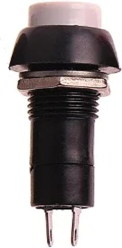 PBS-11 مفتاح زر الضغط ، البلاستيك الأسود ، لحظة 12 مم ، 2 دبوس ، 3A 250V AC تصنيف (أصفر الذاتي) in Saudi Arabia
